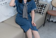 甜予摄影 NO.151 小葵-板鞋、白棉袜、薄肉丝[130P+2V／9.77GB]-妹子图