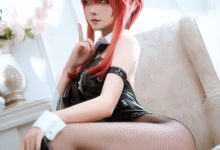 Seya-狮砸 – 电锯人 帕瓦&玛奇玛 兔女郎[13P-156.1M]-妹子图