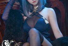 Seya-狮砸 –  碧蓝航线 柴郡 旗袍 [12P-140MB]-妹子图