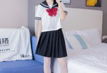 BoBoSocks袜啵啵 No.548 糯米-运动鞋、堆堆袜套、薄白丝、jk制服[145P-1V-6.09G]-妹子图