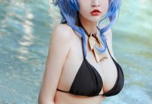 Potato Godzilla – Ganyu Bikini[15P-169.4M]-妹子图