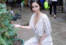 楠芝《性感白色长袍》原版写真 [84P-704MB]-妹子图