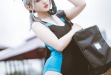 露Mercurius-i-蔚蓝档案-砂狼白子水着[15P-119MB]-妹子图