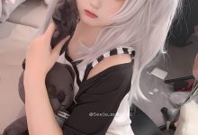 Seele麦麦 – 白色双马尾 [16P-77M]-妹子图