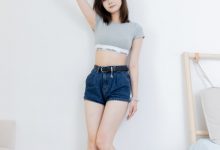 物恋传媒 No.2404 橙子-帆布鞋、白棉袜、裸足 [155P1V-3.89GB]-妹子图