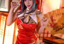 Zyra秋-碧蓝航线-柴郡新春旗袍[20P-167MB]-妹子图