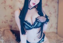 霜月shimo – 2025年09月订阅 千鳥格内衣 Houndstooth Underwear [22P+4V-160MB]-妹子图