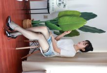 三禾摄影 No.012 牛仔热裤 高跟 长丝 [208P-1.26GB]-妹子图