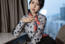 不呆猫 –  东航空姐制服[66P+1V-1.6G]-妹子图