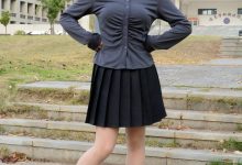 爱月下 NO.006 茜茜【灰色小JK】这身灰色小JK被我穿出了正装的感觉！[100P1V-3.09GB]-妹子图