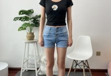 三禾摄影 No.026 牛仔短裤 棉袜 帆布鞋 [176P1V-687MB]-妹子图