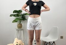 三禾摄影 No.038 休闲短裤 棉袜 小白鞋 [279P1V-1.54GB]-妹子图