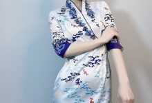 鹿八岁baby – 海航中式旗袍空姐[28P+1V-1.36G]-妹子图