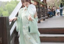 丝恋摄影 NO.040 小梦-古装汉服  白色绣花鞋 超薄肉丝 金色脚链[276P+1V／5.51GB]-妹子图