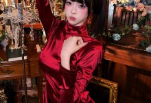 麻薯好吃 No.028 - 酒红礼赞 [47P-533MB]-妹子图