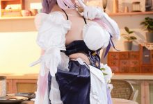 胡桃猫Kurumineko –  爱莉希雅女仆[125P+3V-1.7G]-妹子图