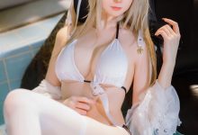 焖焖碳 –  碧蓝航线 安克雷奇泳装[20P-103.8M]-妹子图