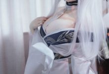阿半今天很开心 –  碧蓝航线 白凤和服[60P+1V-752.2M]-妹子图