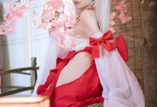 阿半今天很开心 –  可畏巫女-妹子图