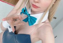 Peach milky –  Asuma Toki Bunny Suit-妹子图