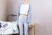 BoBoSocks袜啵啵 积分限定作品051 稚予-运动鞋、黑棉袜、薄肉丝-妹子图