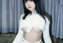 渡久山 - NO.001 白色毛茸茸-妹子图