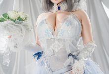 宝钡Bei-碧蓝航线 柴郡 誓约花嫁-妹子图