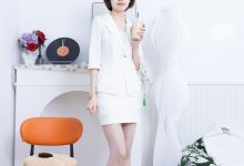 BoBoSocks袜啵啵 No.763 小甜豆-高跟鞋、油亮薄白丝、ol制服-妹子图