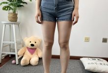 三禾摄影 No.081 牛仔短裤 小白鞋-妹子图