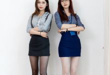 物恋传媒 No.2800 泡泡苹果-高跟鞋、薄白丝、薄黑丝、ol制服-妹子图