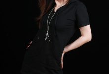 [王朝贵足]0011 室内套图 宣萱长统黑棉袜银色面具冷调小魔女系列B-妹子图