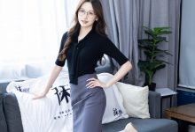 BoBoSocks袜啵啵 No.772 香菜-平底鞋、薄肉丝、薄黑丝、ol制服-妹子图