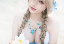 鹿八岁baby – NO.148 蓝色泳衣-妹子图